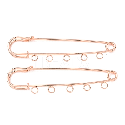 Iron Safety Pins Brooch Findings RN-CBAB9AC-03RG-1