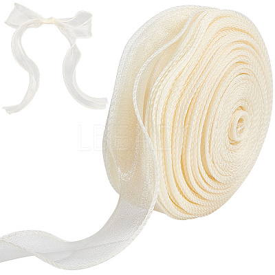 Polyester Organza Ribbons SRIB-WH20020-003A-01-1