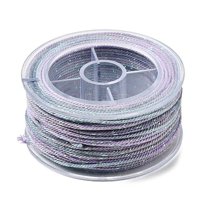 30M Segment Dyed Cotton & Metallic String Threads OCOR-F018-01G-1