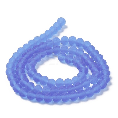 Transparent Glass Beads Strands EGLA-A034-T8mm-MD14-1
