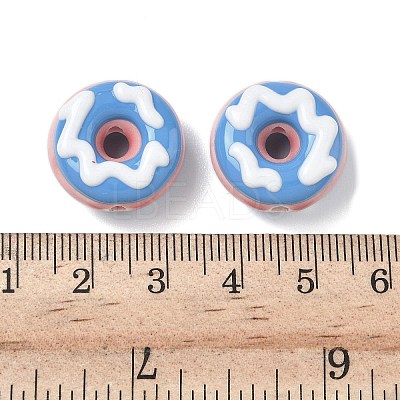 Handmade Porcelain Enamel Beads PORC-K003-09H-1
