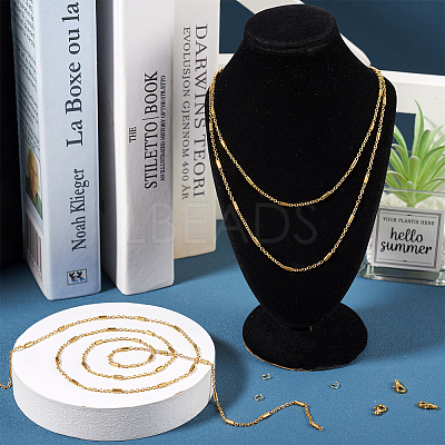DIY Chain Bracelet Necklace Making Kit DIY-TA0005-79G-1