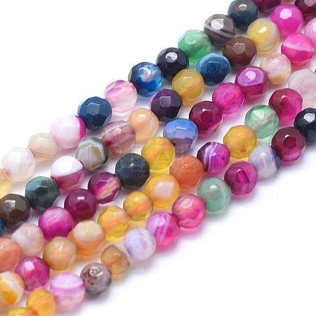 Natural Agate Beads X-G-J371-06-4mm-1