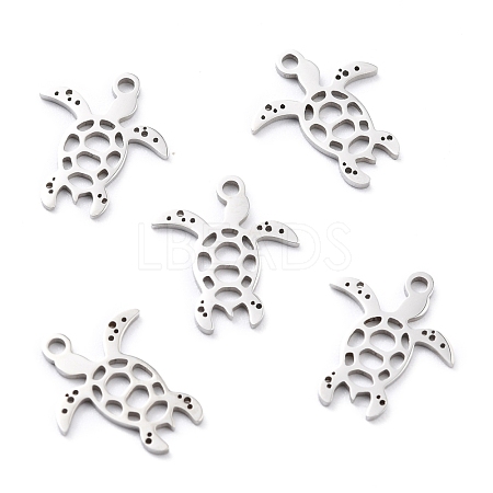 Non-Tarnish 201 Stainless Steel Charms STAS-D176-04P-1