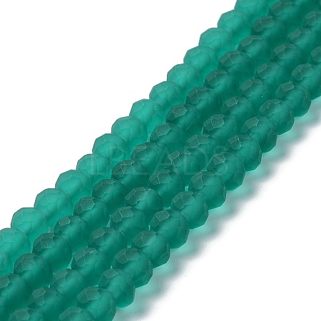 Transparent Glass Beads Strands EGLA-A034-T8mm-MD18-1