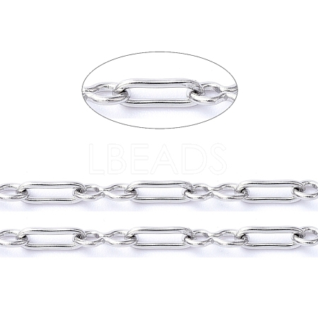 3.28 Feet 304 Stainless Steel Link Chains X-CHS-D032-04P-1