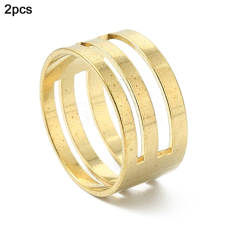 2Pcs Brass Rings TOOL-YW0001-75-1