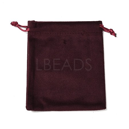 Velvet Jewelry Drawstring Storage Pouches ABAG-P013-02C-04-1