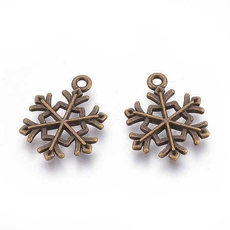 Tibetan Style Alloy Pendants X-TIBEP-GC114-AB-NR-1