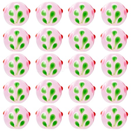 20Pcs Handmade Lampwork Bumpy Beads LAMP-SZ0001-52A-1