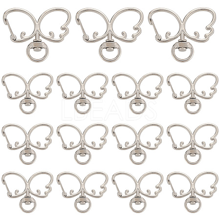 20Pcs Alloy Swivel Clasps FIND-SC0017-28P-1