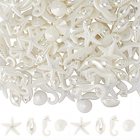 150G Acrylic Imitation Pearl Pendants OACR-SP0001-55-1