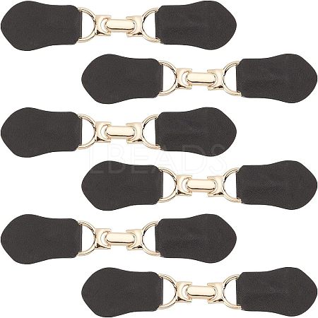 6 Sets Imitation Leather Toggle Buckle AJEW-FG0001-56-1