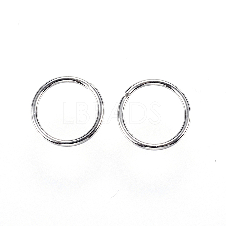 Tarnish Resistant 304 Stainless Steel Open Jump Rings LS-A-STAS-D448-098P-10mm-1