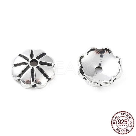 925 Sterling Silver Bead Caps LS-STER-A041-04AS-1