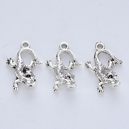 Tibetan Style Alloy Pendants TIBE-R316-014AS-RS-1