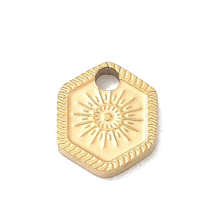 304 Stainless Steel Charms SA-CBA2714-01B-G-1