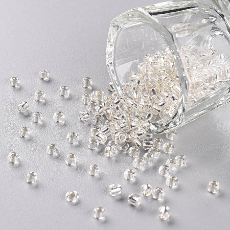 (Repacking Service Available) 8/0  Glass Seed Beads SEED-C014-3mm-21-1
