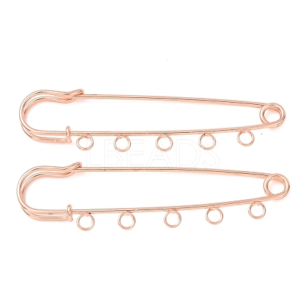 Iron Safety Pins Brooch Findings RN-CBAB9AC-03RG-1