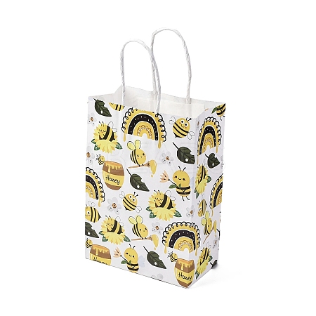 Bees Theme Rectangle Paper Bags CARB-F012-02E-1