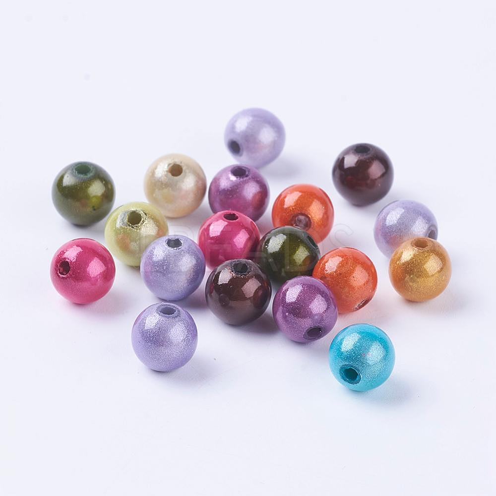Spray Painted Acrylic Beads - Lbeads.com
