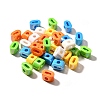 UV Plating Opaque Acrylic Beads SACR-Z007-02A-1
