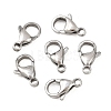 Tarnish Resistant 304 Stainless Steel Lobster Claw Clasps X-STAS-AB16-1