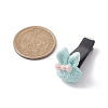 Rabbit with Bowknot Resin Car Air Vent Clips JEWB-BR00147-02-2
