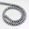 Electroplate Non-magnetic Synthetic Hematite Beads Strands G-J160-E-01-2