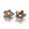 Tibetan Style Alloy Bead Caps K0PA6071-2