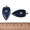 Dyed Natural Lapis Lazuli Pendants G-Q601-47C-3
