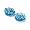 Plating Transparent Acrylic Beads OACR-G016-09O-3