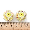 Flower Style Resin Rhinestone Beads CLAY-NH0003-05S-02-3