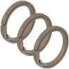 3Pcs Titanium Alloy Split Key Rings FIND-BBC0003-95-1