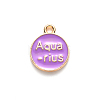 Alloy Enamel Pendants X-ENAM-S124-01B-01J-3