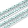 Braided Cowhide Leather Cord NWIR-N005-01F-4mm-3