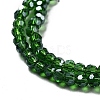 Electroplate Transparent Glass Beads Strands EGLA-A035-T3mm-A11-3