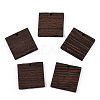 Natural Wenge Wood Pendants WOOD-T023-79-1