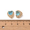 Rack Plating Brass Micro Pave Cubic Zirconia Beads KK-S399-08G-C-3