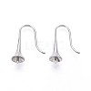 304 Stainless Steel Earring Hooks STAS-N108-30P-2