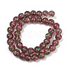 1 Strand Handmade Glod Sand Lampwork Beads Strands LAMP-TA0002-09B-2