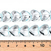 Transparency Glass Beads Strands X1-GLAA-T023-13E-4
