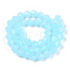 Imitation Jade Glass Beads Strands EGLA-A039-J6mm-D03-3