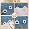 20Pcs Polyester Thread Computerized Embroidery Iron On/Sew On Patches PATC-GA0002-04-4