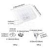 16Pcs Brass Stud Earring Findings KK-FS0001-56P-4