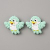 Bird Food Grade Eco-Friendly Silicone Beads SIL-WH0018-003H-1