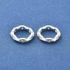 Brass Micro Pave Clear Cubic Zirconia Bead Frame KK-H495-03S-2