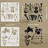 Plastic Drawing Painting Stencils Templates DIY-WH0172-692-2