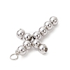 Brass Beaded Pendants PALLOY-JF04054-02-4