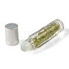 Natural Peridot Chip Bead Roller Ball Bottles AJEW-H101-01A-2